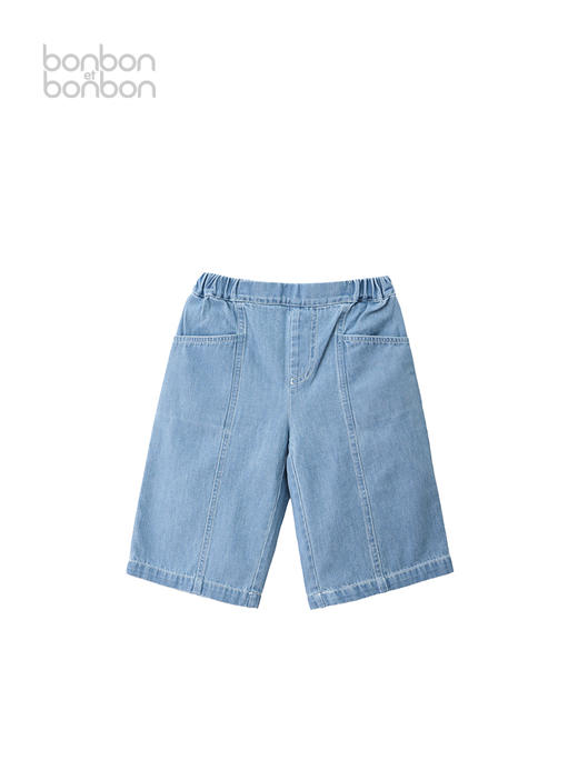 休闲牛仔七分裤 商品图0