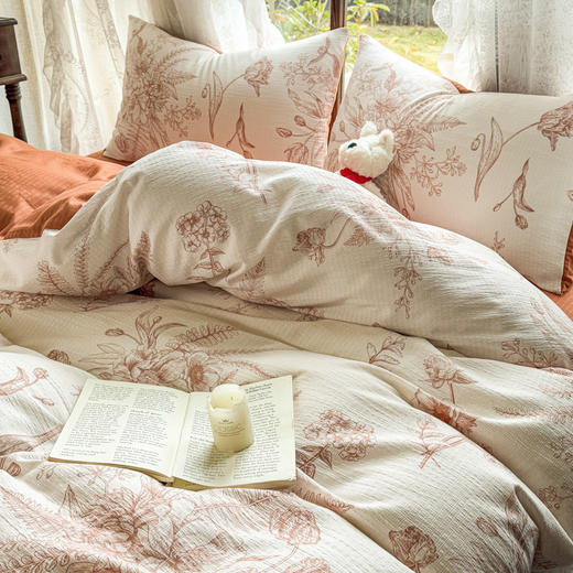 【开年福利床品套件69元起】A类有氧云纱彩竺棉床品套装三件套四件套 商品图5