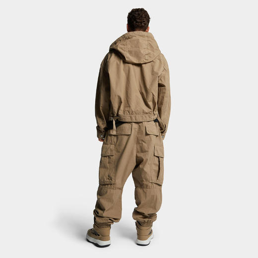 DSQUARED2 男士徽标印花棉质休闲裤 卡其色 S79KA0082 D35224 114 商品图3