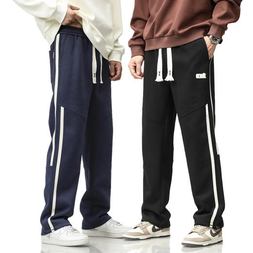 【DYG】大依优型大码男装宽松运动休闲裤男新款直筒阔腿裤子加肥加大码肥佬卫裤 商品图5