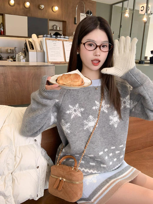 <曾小咸推荐>现货秒杀 ！微信超特价！费尔岛针织衫 日常189.99 立减110 秒杀79.99！！半裙 日常129.99 立减70 秒杀59.99！！ 商品图3