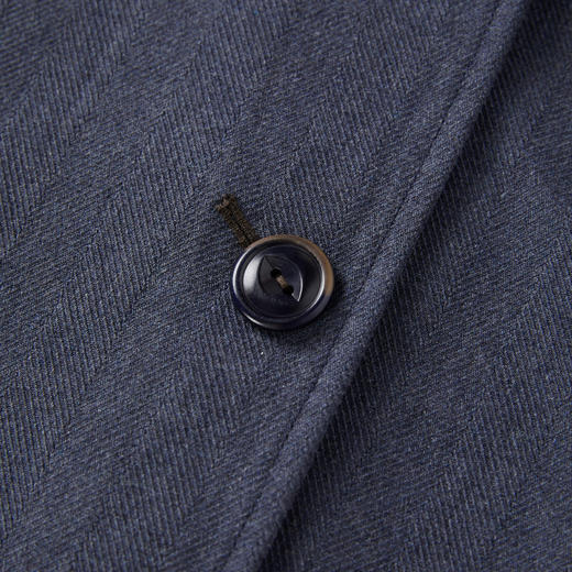 ROMI STUDIO“低调优雅”绵羊毛棉混纺立领做旧西装外套RW24WWY0889 商品图3