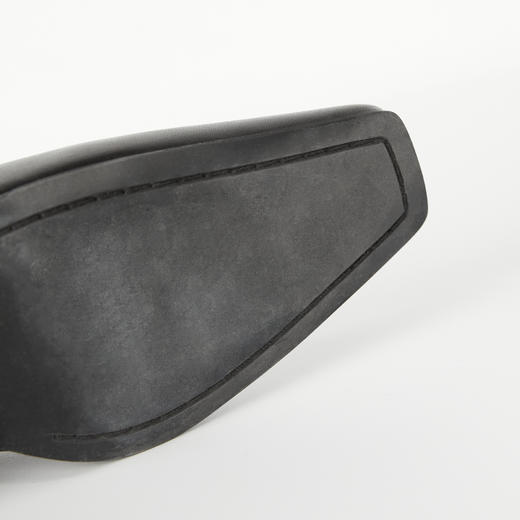 ROMI STUDIO"法式优雅"牛皮拼羊皮方头粗跟高跟鞋RWBLP31638 商品图5