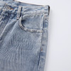 ROMI STUDIO“美式休闲”100%斜纹牛仔棉洗水直筒牛仔裤RW24AX80919 商品缩略图4