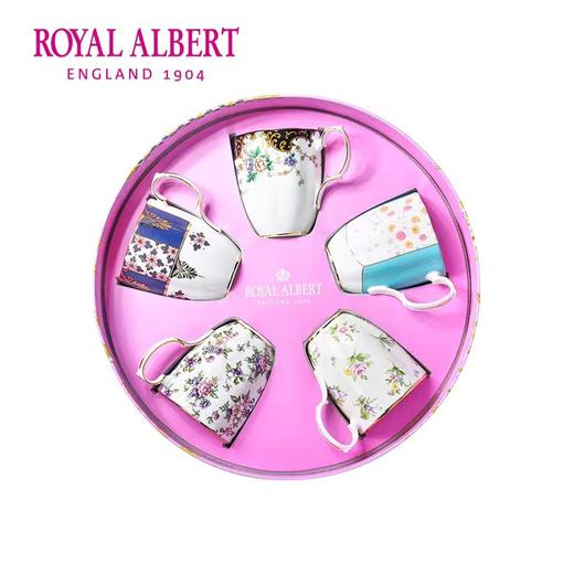 Royal Albert皇家阿尔伯特 百年系列马克杯水杯杯五件礼盒装 商品图2