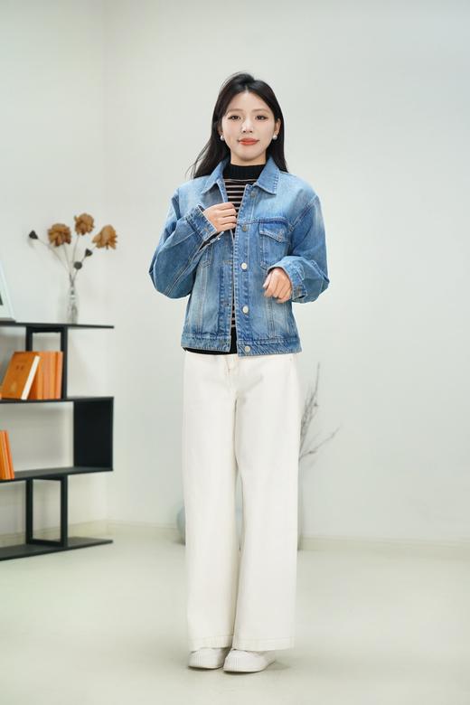 臣禾	渐变牛仔短外套 JZ251010175 商品图1