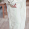 【预售】黄阿福｜米白色柔软斜纹羊毛小脚裤 商品缩略图3