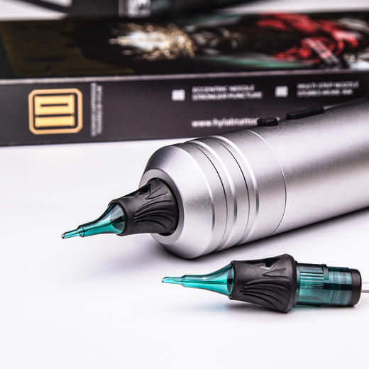 新款离心设计红叶二代包胶纹身针一体针环氧安全灭菌一次性圆针惊蛰刺青纹身器材 商品图4