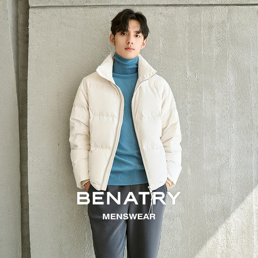 贝纳川男士立领保暖面包服鹅绒羽绒服ECP405017097 商品图0