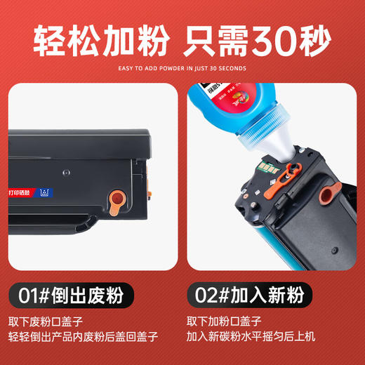 绘威M6506硒鼓 适用奔图 M6506N粉盒 M6506NW墨盒  PANTUM打印机【上机即用 2000页】易加粉硒鼓 商品图2