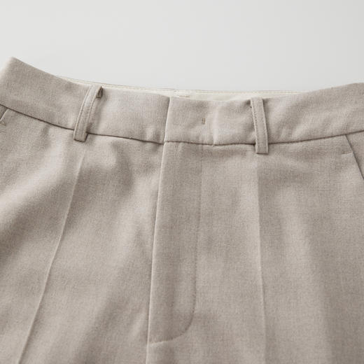 ROMI STUDIO“低调优雅”40S双股纱挺括肌理感直筒休闲裤RWBAX81653 商品图2