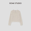 ROMI STUDIO“优雅从容”绵羊毛羊驼毛莱赛尔混纺毛衫 RW24WSY1395 商品缩略图0