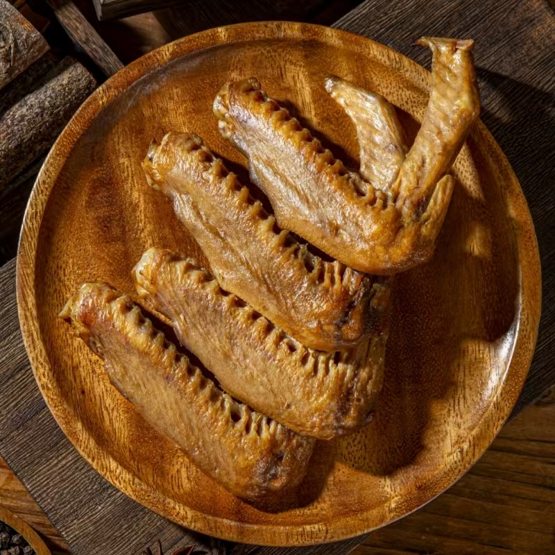 入味有嚼劲 | 福建特产 寻味掌柜米熏鸭翅/鸭爪 田间谷饲鸭米熏而成 0防腐0香精 低温慢卤肉类熟食零食 原味/辣味 408g/袋(约10支)/240g*1袋（约8个）