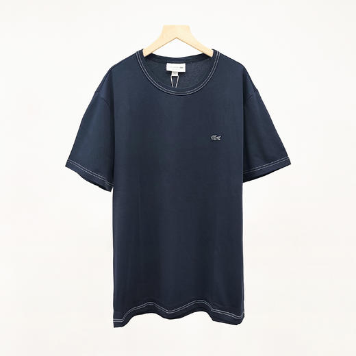 鱼仔 2025新款双车线圆领短袖T恤 Z-15022 商品图4