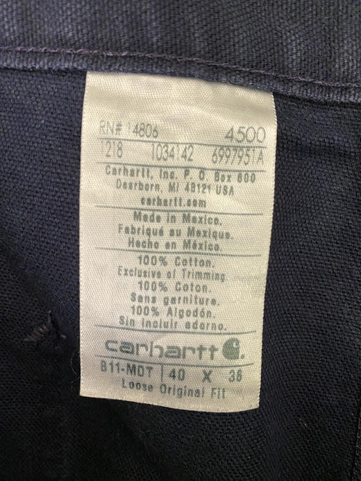 Carhartt 卡哈特 工装长裤（40”） （102 cm）_WLP(6) 商品图2