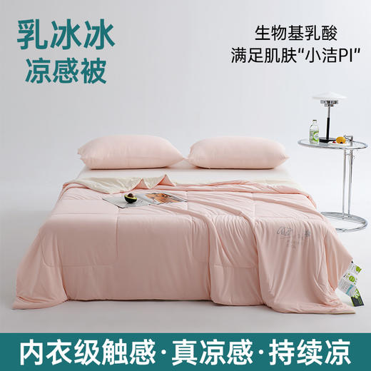 春夏新品-生物基乳酸乳冰冰凉感被夏被夏凉被被子被芯持续凉感内衣级触感 商品图2