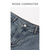 MC |MODE COMMUTER夏季休闲通勤时尚潮流阔腿牛仔短裤男裤MCE125015D 商品缩略图2