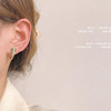 轻奢高级感耳饰微镶锆石灵蛇耳扣镀14K 商品缩略图1