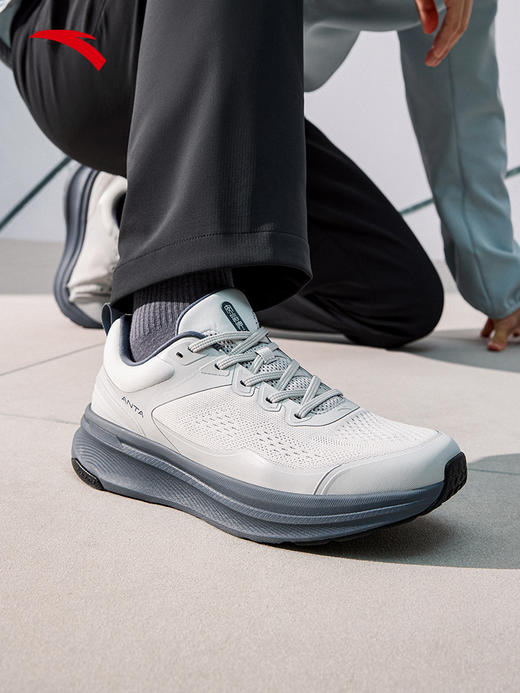 【41断码】安踏神行9丨网面减震防滑新款休闲健步通勤综训男跑步鞋112447718【库存有限，如无货将做退款，介意慎拍！】 商品图8