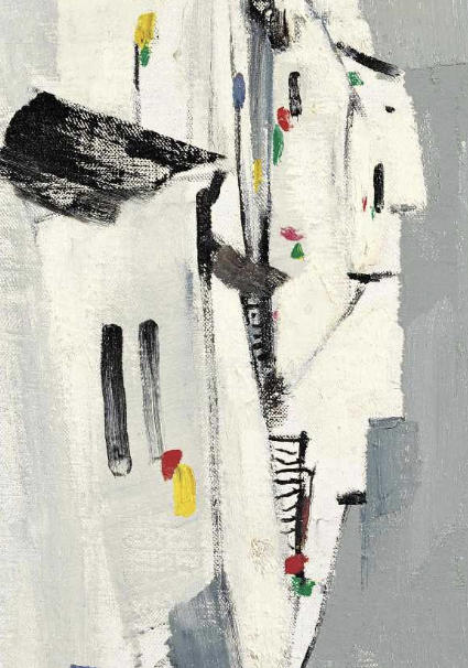 吴冠中|《水巷》——综合版（油画） 商品图3