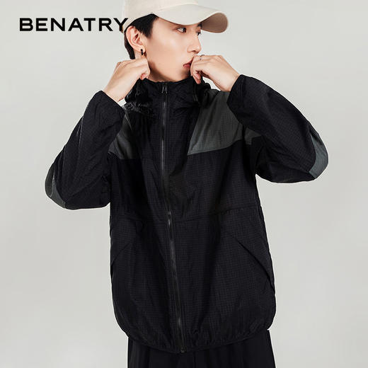 贝纳川时尚拼色男士休闲外套ECP200001 商品图4