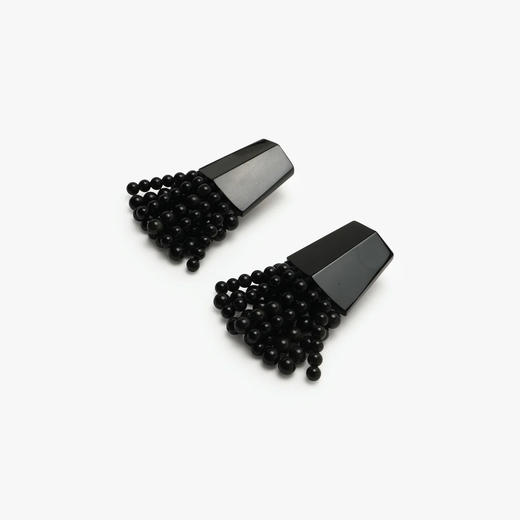 订购8周到｜MONIES-Mila-黑曜石 耳夹［丹麦设计师］ 商品图1