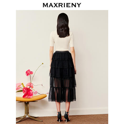 MAXRIENY百搭款显瘦气质针织毛衫(货号:MS88SW264) 商品图3