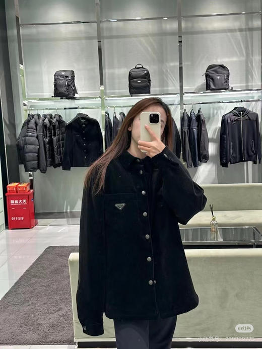 PRADA 灯芯绒纽扣外套 商品图2