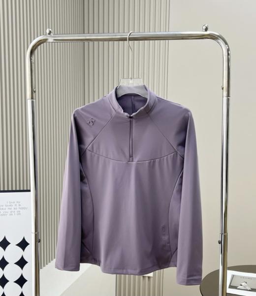 点此购买 迪桑特训练运动女士半拉链长袖针织衫 qk 309371 商品图2