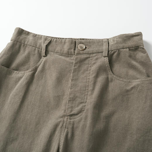 ROMI STUDIO“松弛复古”100棉灯芯绒雾感宽松直筒休闲裤RWCSXM1698 商品图3