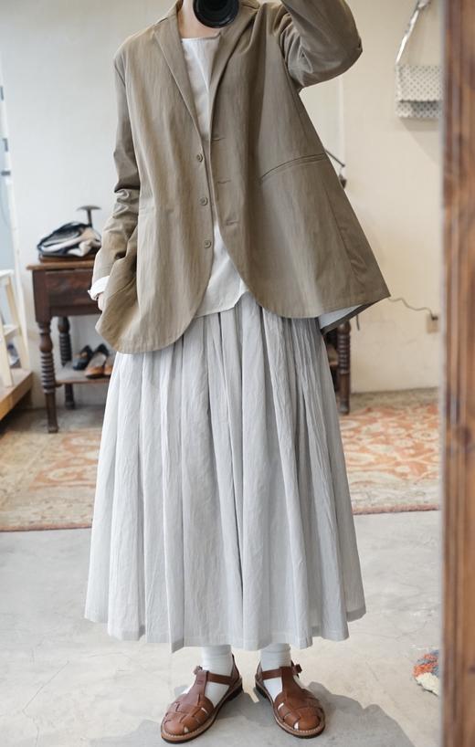 (5折) apuntob 前摆圆弧收边V领夹克外套 商品图2