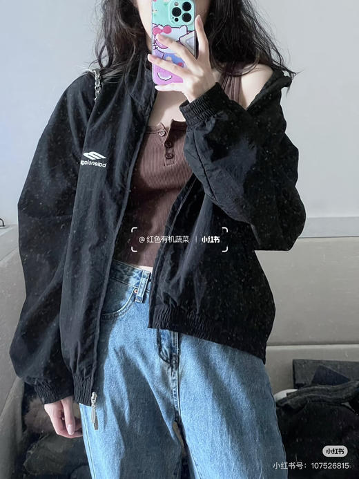 Balenciaga 3M刺绣尼龙梭织外套 商品图2