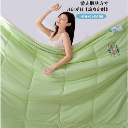 2025春夏新品7A抗菌冰柔小奶皮夏被新品被子被芯夏被 商品图1