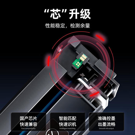 绘威cf510a硒鼓 6600页-四色易加粉 适用惠普m154a硒鼓 m180n硒鼓 m181fw打印机墨盒 m154nw粉盒 hp204a硒鼓 带芯片四色套装 商品图8