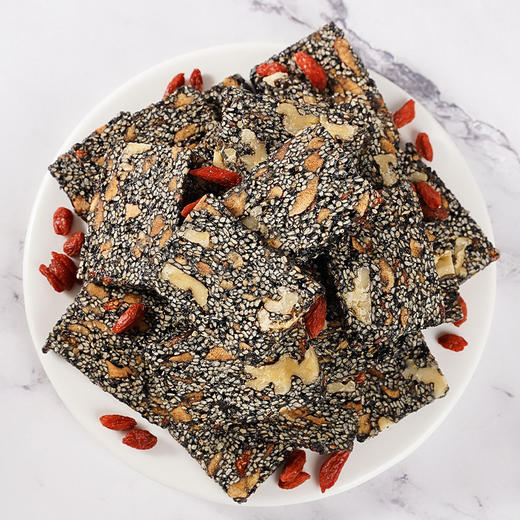 【新鲜现做！黑芝麻营养软糕】松软细腻口感丰富，香甜香糯美味，点心纯手工切糕小零食批发孕妇健康枸杞放心吃进口中食品特价清仓L 商品图3