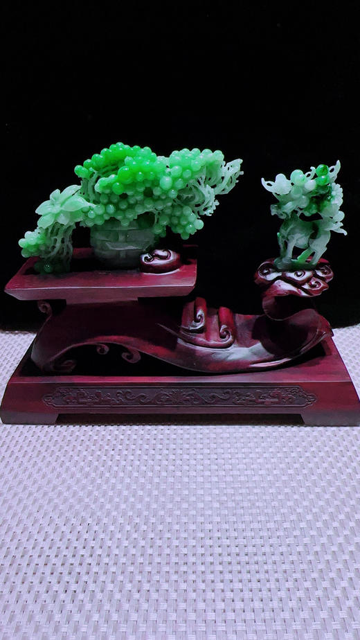 620857翡翠摆件【一路平安 一路富贵】 商品图4