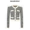 MAXRIENY【商场同款-摩登女爵】奢华都市条纹小香风毛织外套(货号:MC85JA054) 商品缩略图3