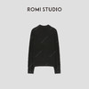 ROMI STUDIO“知性优雅”山羊绒绵羊毛混纺翻领长袖开衫 RWBWST1665 商品缩略图1