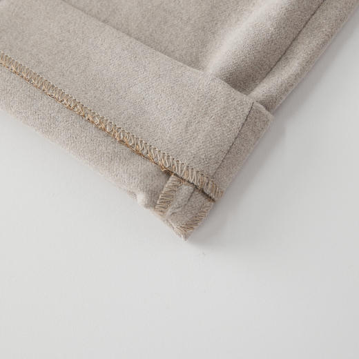 ROMI STUDIO“低调优雅”40S双股纱挺括肌理感直筒休闲裤RWBAX81653 商品图4