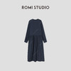 ROMI STUDIO“松弛随性”100%高支棉立领两穿外套连衣裙RW24ALY0334 商品缩略图1
