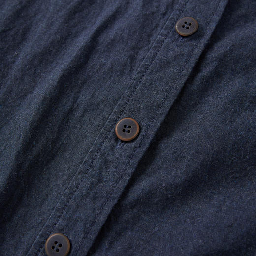 ROMI STUDIO“松弛随性”100%高支棉立领两穿外套连衣裙RW24ALY0334 商品图3