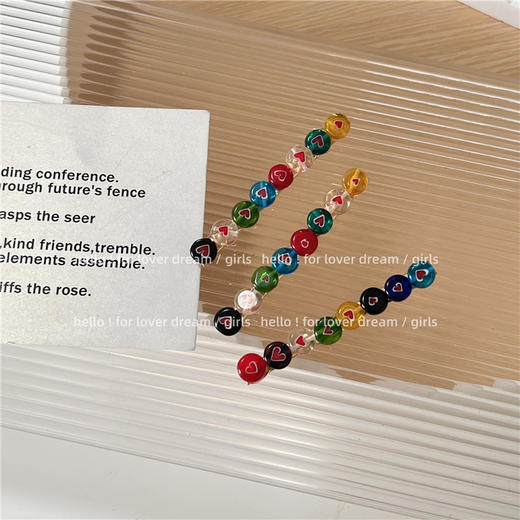 彩色爱心鸭嘴夹（单个装） 商品图0