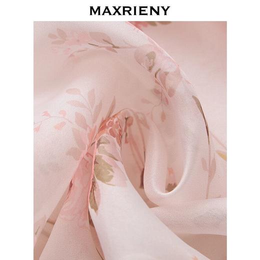 MAXRIENY2025年春季新款欧根纱绣花连衣裙透视感设计都市假日高腰(货号:MF86DR003) 商品图3