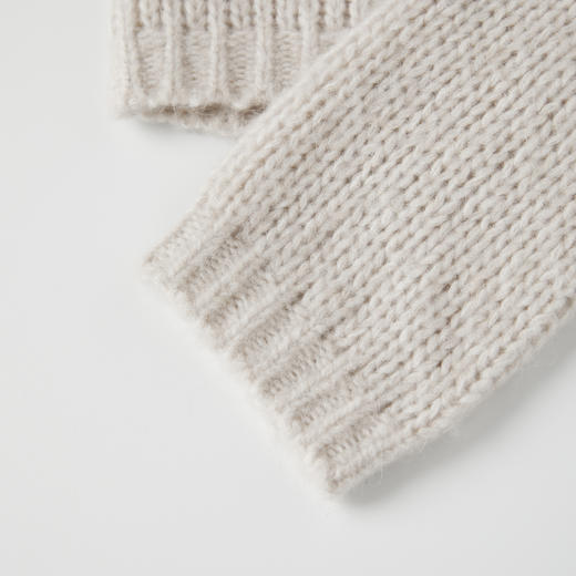 ROMI STUDIO“优雅从容”绵羊毛羊驼毛莱赛尔混纺毛衫 RW24WSY1395 商品图3