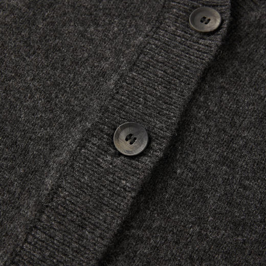 ROMI STUDIO“松弛随性”牦牛绒牦牛毛绵羊毛混纺开衫 RW24WSG1077 商品图3