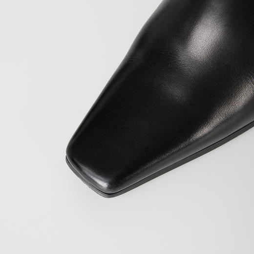 ROMI STUDIO"法式优雅"牛皮拼羊皮方头粗跟高跟鞋RWBLP31638 商品图3