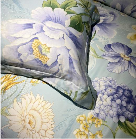 【6楼】富安娜床单四件\青花瓷，黄，零售价3680~3880元，活动价1599/1699元 商品图3