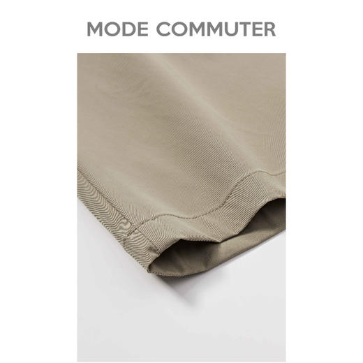 MC |MODE COMMUTER夏季锥形小脚梭织简约通勤休闲男裤MCE102038D 商品图4
