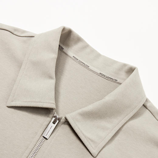 MC |MODE COMMUTER春季热卖通勤质感纯棉针织抽绳夹克外套MCE121313A 商品图2