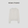 ROMI STUDIO“温柔素雅”扬子纱100%绵羊毛圆领长袖开衫RW24AST1120 商品缩略图1